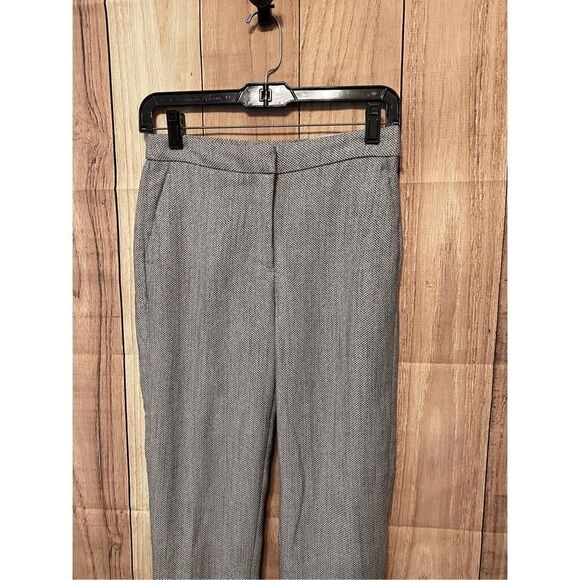 H&M size 2 womens  NWT pants slacks black white - Picture 2 of 8